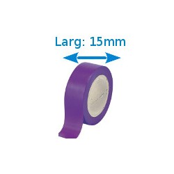 Ruban adhésif PVC violet larg 15 mm long 10 m